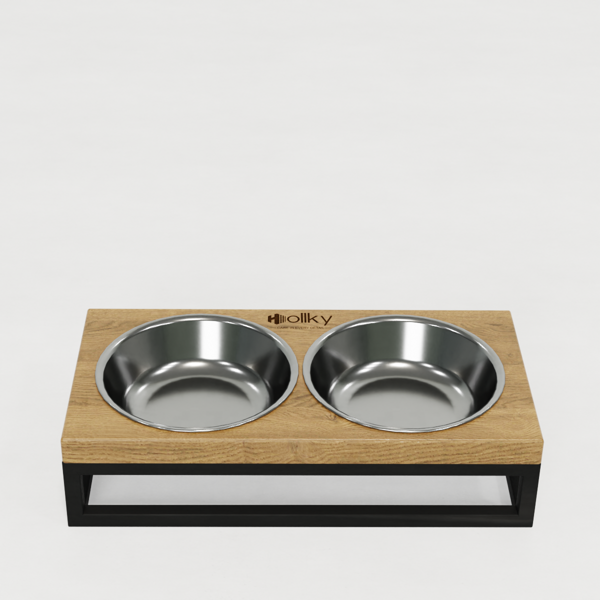 Миски на підставці для маленьких собак і котів Hollky Base XS 2х0,25 л (BXS-28145-BLNT) - фото 4