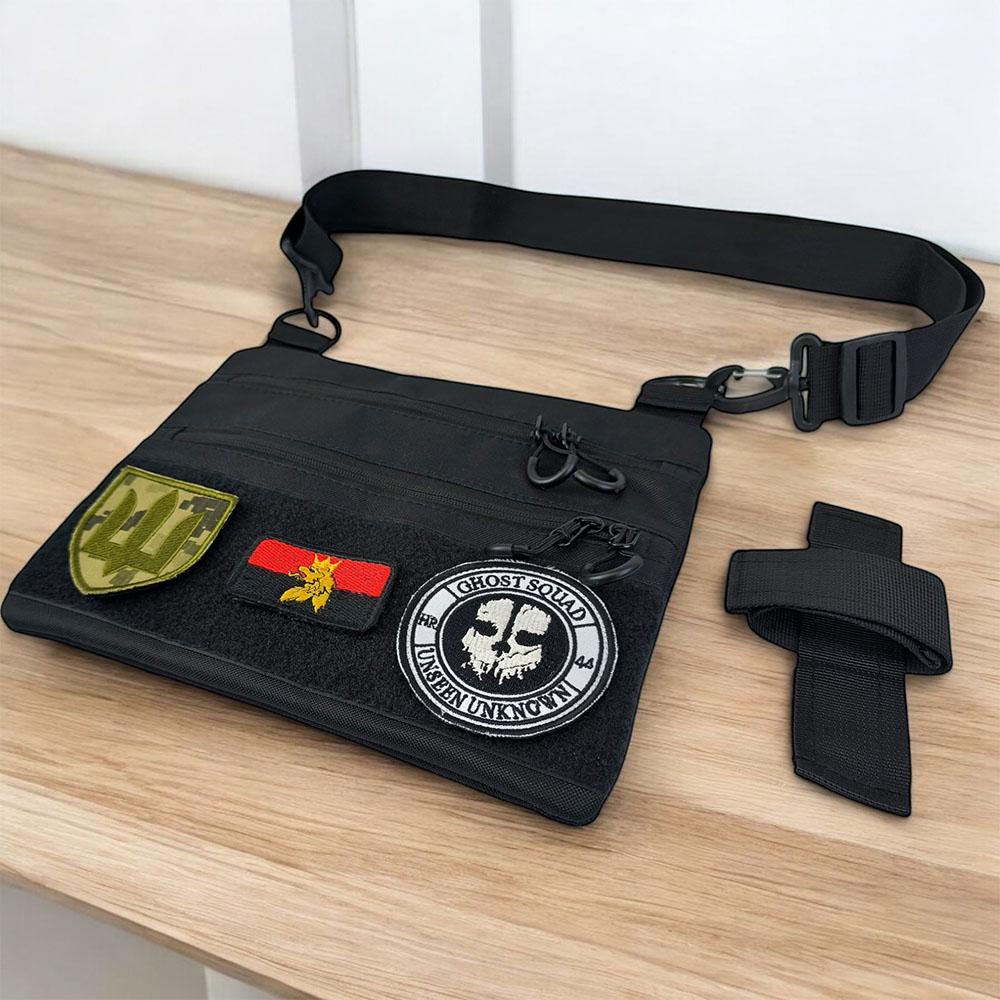 Сумка-кобура мужская 30х24 см Черный (521246) - фото 57 Сумка-кобура мужская 30х24 см Черный (521246) - фото 57