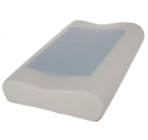 Подушка ортопедична з охолоджуючим гелем та ефектом пам'яті Білий