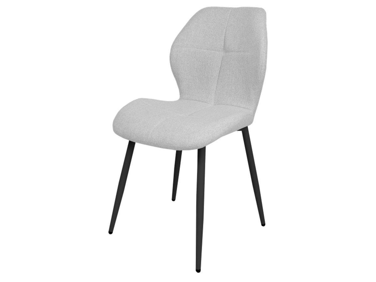 Стул кухонный из ткани Intarsio DALE Светло-серый (DALEWHLGY)