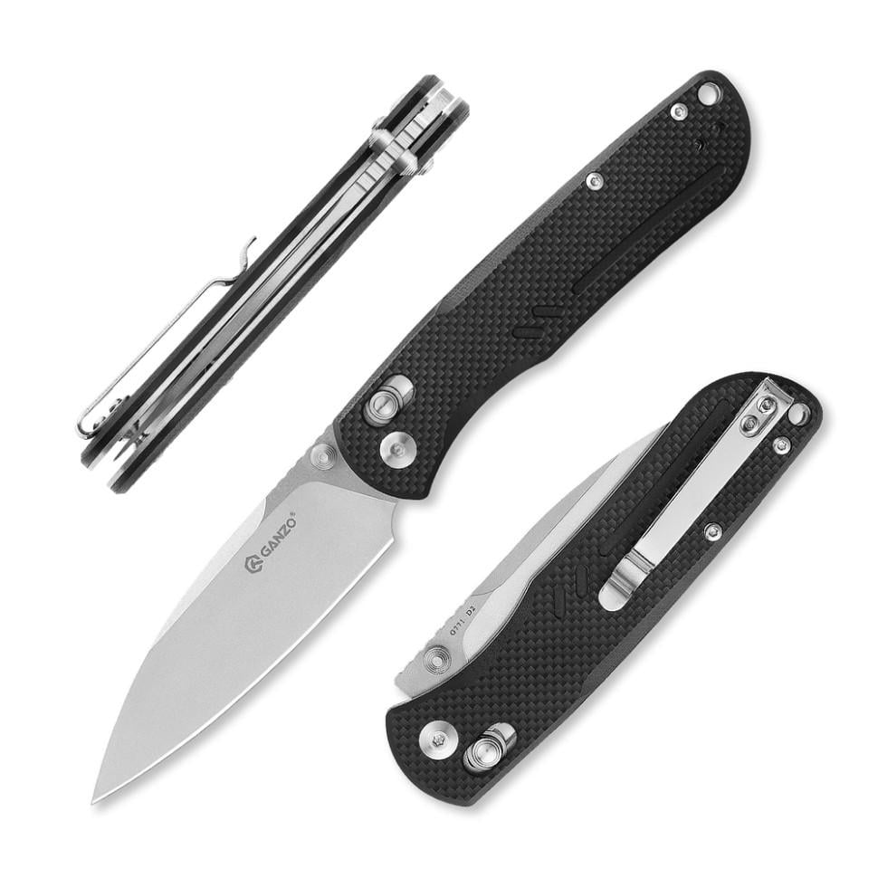 Нож складной Ganzo G771 Axis Lock Black (G771-BK) - фото 2 Нож складной Ganzo G771 Axis Lock Black (G771-BK) - фото 2
