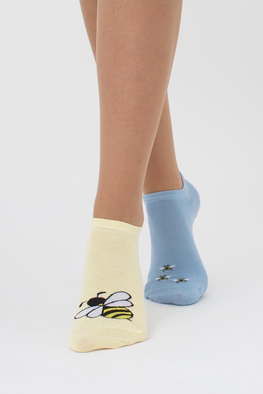 Набір жіночих шкарпеток Giulia WS1 FASHION SET 2401 2 пари р. 36/40 Blue (27068231)