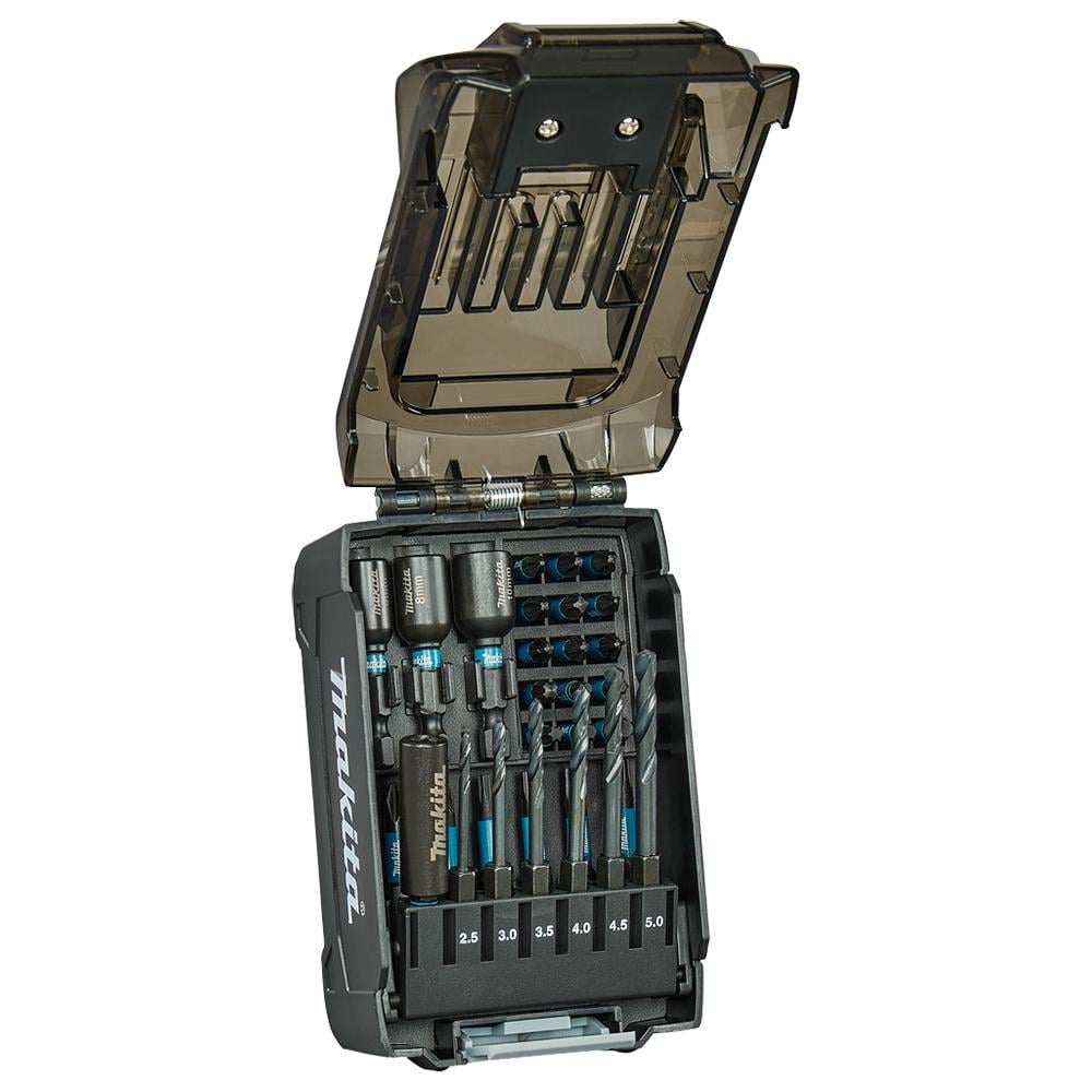 Набор бит и сверл Impact Black 31 шт. в форме батареи XGT Makita (E-22850)