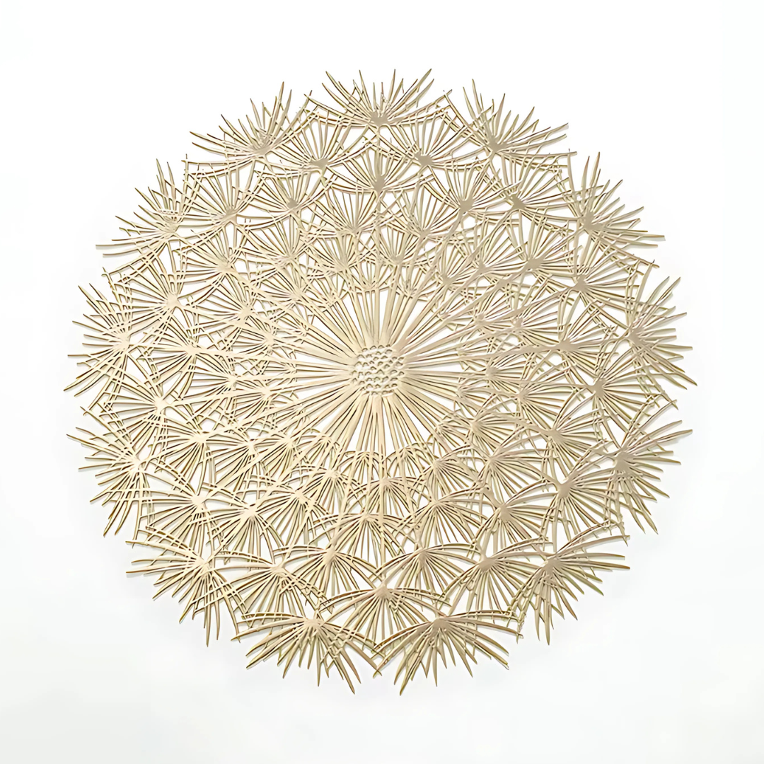 Салфетка сервировочная под горячее 2 шт. Золотистый (C042_gold)