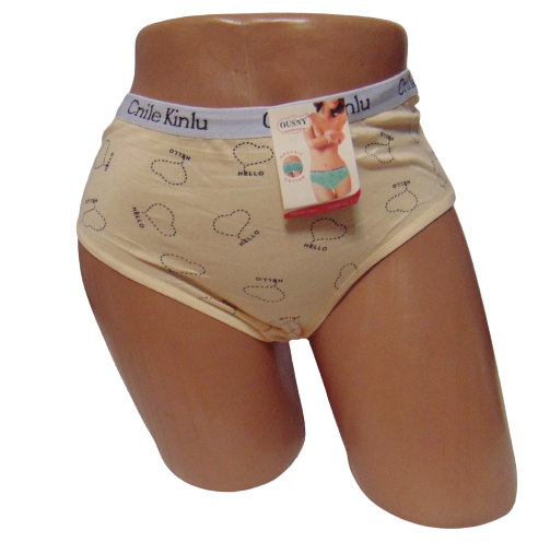 Женские трусы со спортивной резинкой Ousny 154 2XL Бежевый (1776670881)