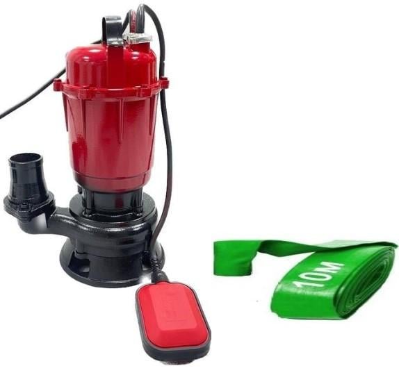 Насос дренажно-фекальный с измельчителем Wisla QDA 1 1,1 kW A со шлангом 10 м (30409893)
