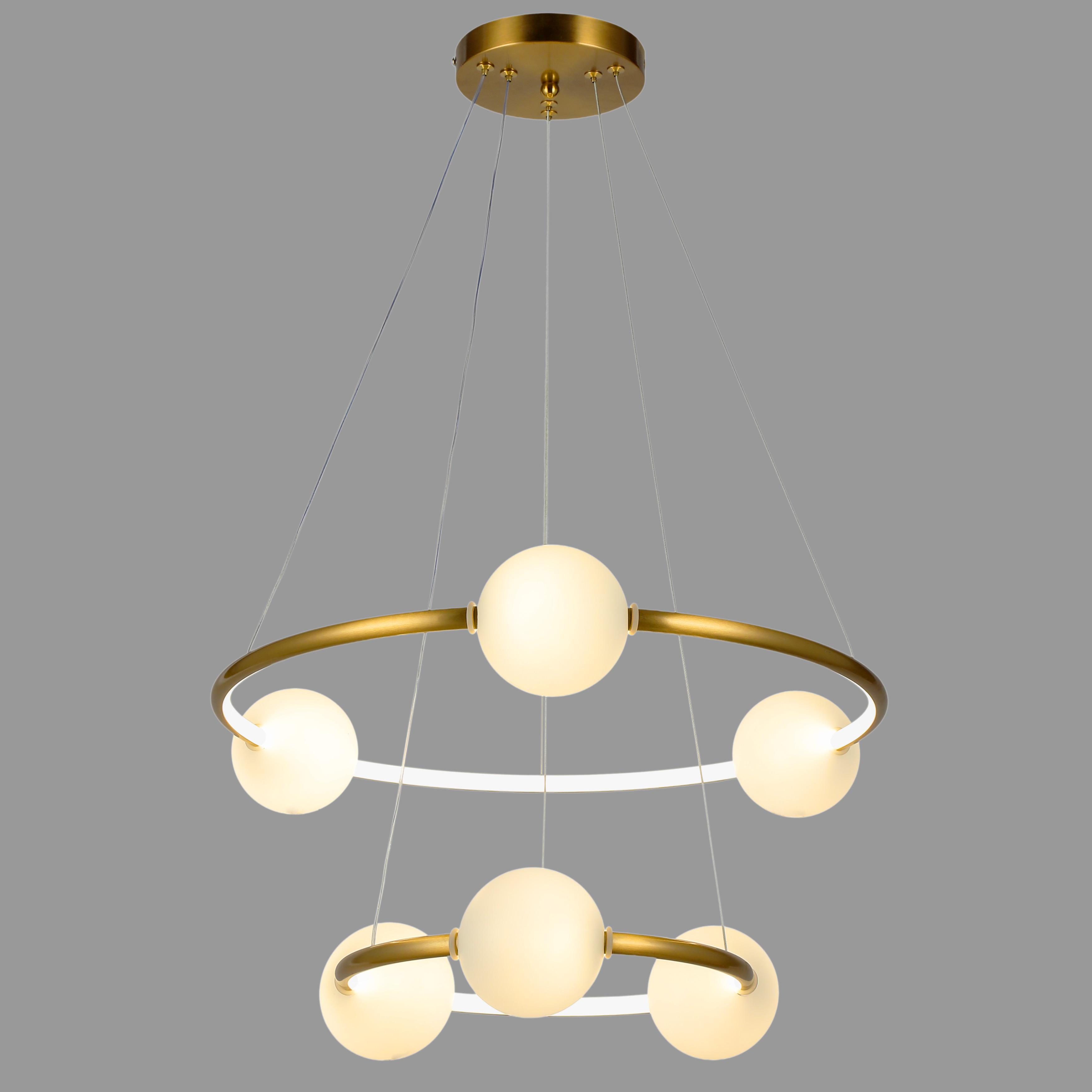 Люстра подвесная led 40W Бронзовый (84-1024 GAB) Люстра подвесная led 40W Бронзовый (84-1024 GAB)