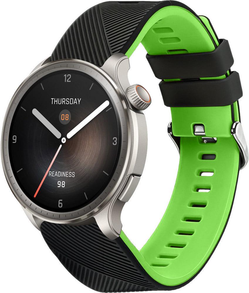 Ремешок Luminic для Amazfit Balance Black/Green (37242-4A)