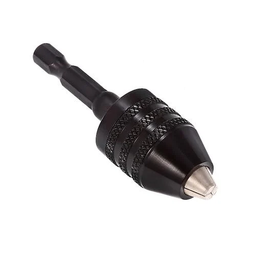 Патрон сверлильный для дрели быстрозажимной 1/4" 6-гранный 0,3-6,5 мм (5490)