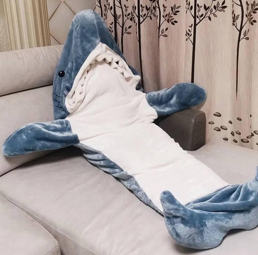Плед-піжама Shark M Синій - фото 4