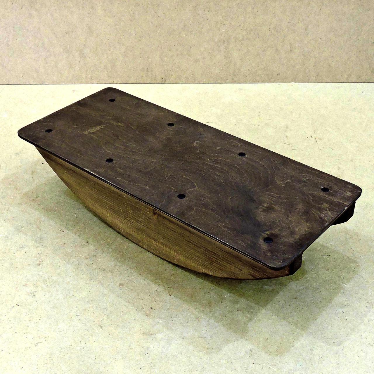 Балансировочная доска из дерева Канпур 60х30х15 см Капучино (БЛН-600109) - фото 4 Балансировочная доска из дерева Канпур 60х30х15 см Капучино (БЛН-600109) - фото 4