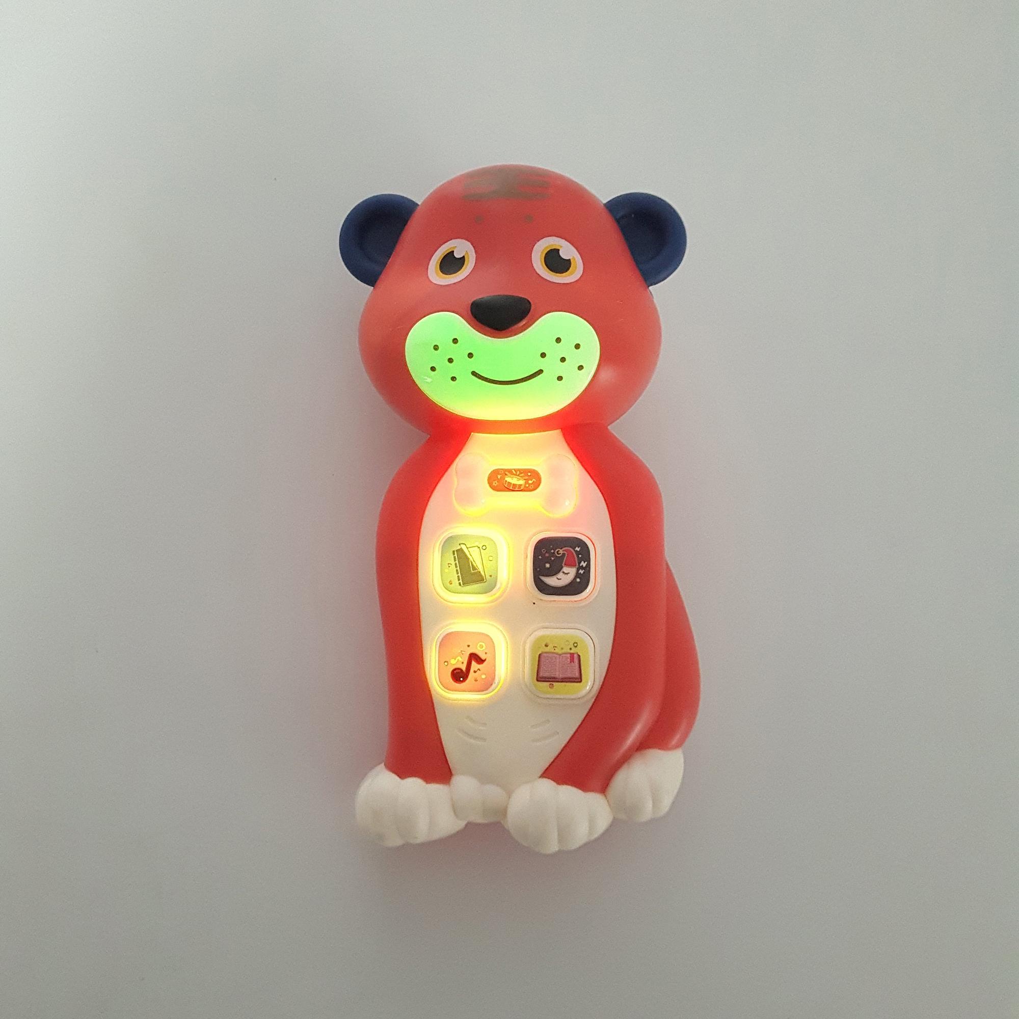 Телефон інтерактивний Тигреня ТК Group 15 см укр. озвучка Червоний (125257k) - фото 2 Телефон інтерактивний Тигреня ТК Group 15 см укр. озвучка Червоний (125257k) - фото 2