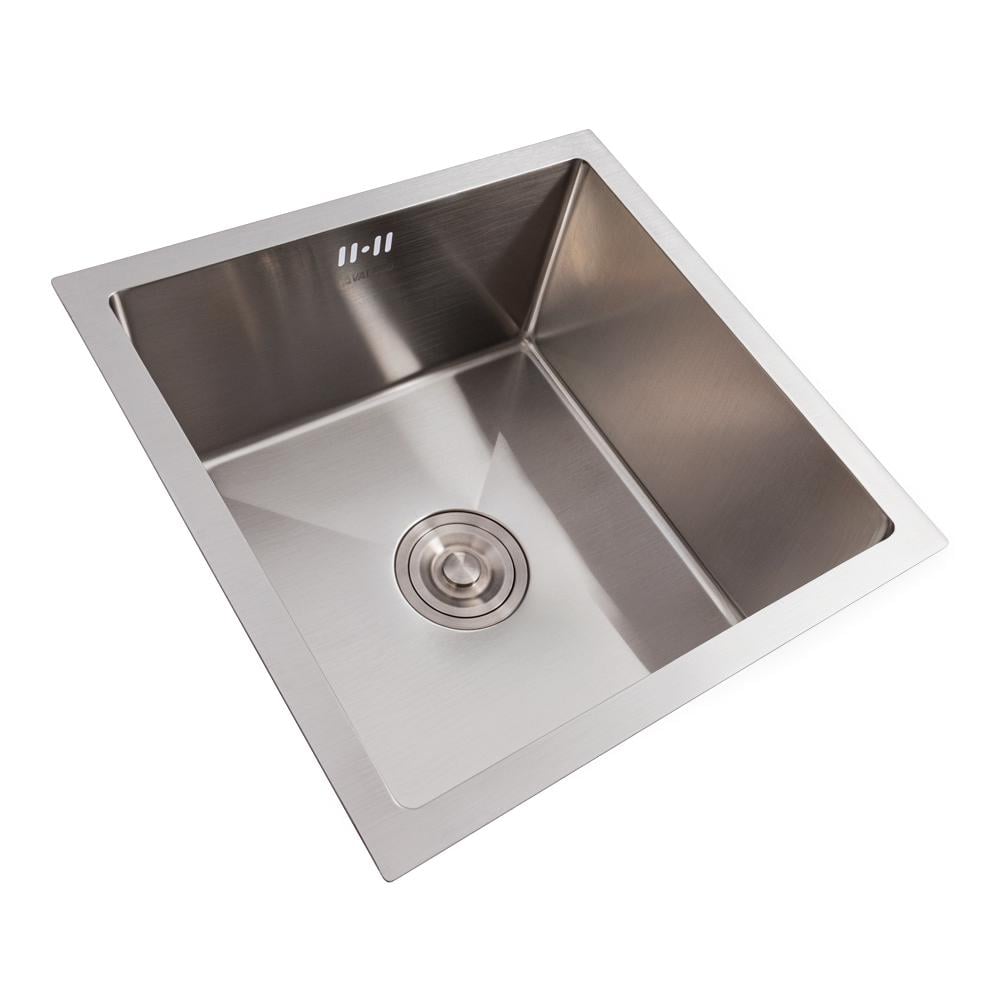 Мийка кухонна Valeso Handmade монтаж під стільницю 44х44 см - фото 6