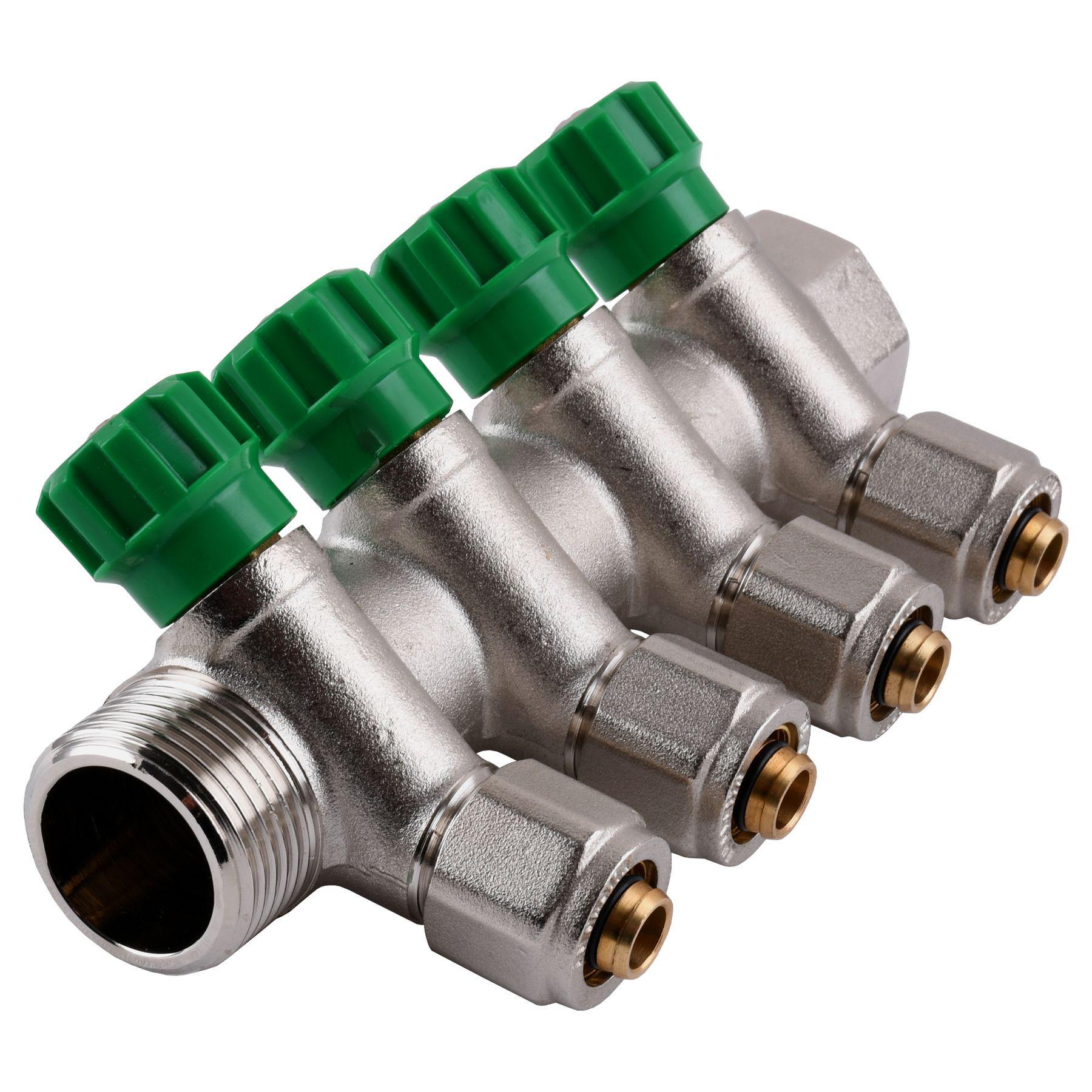 Коллектор Eco 1018 1/2х1G 4-ой 35 с перекрытием (000014247)