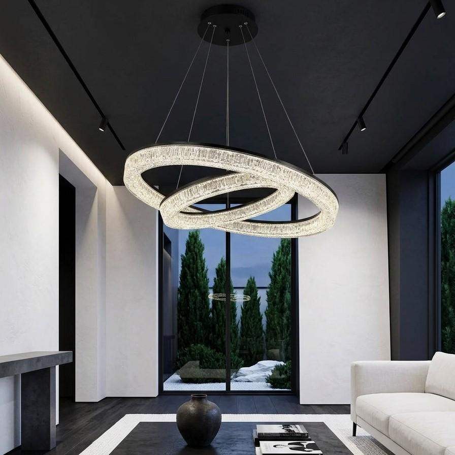 Люстра подвесная Zilini LED XL8009/40+60 Черный (34855561) Люстра подвесная Zilini LED XL8009/40+60 Черный (34855561)