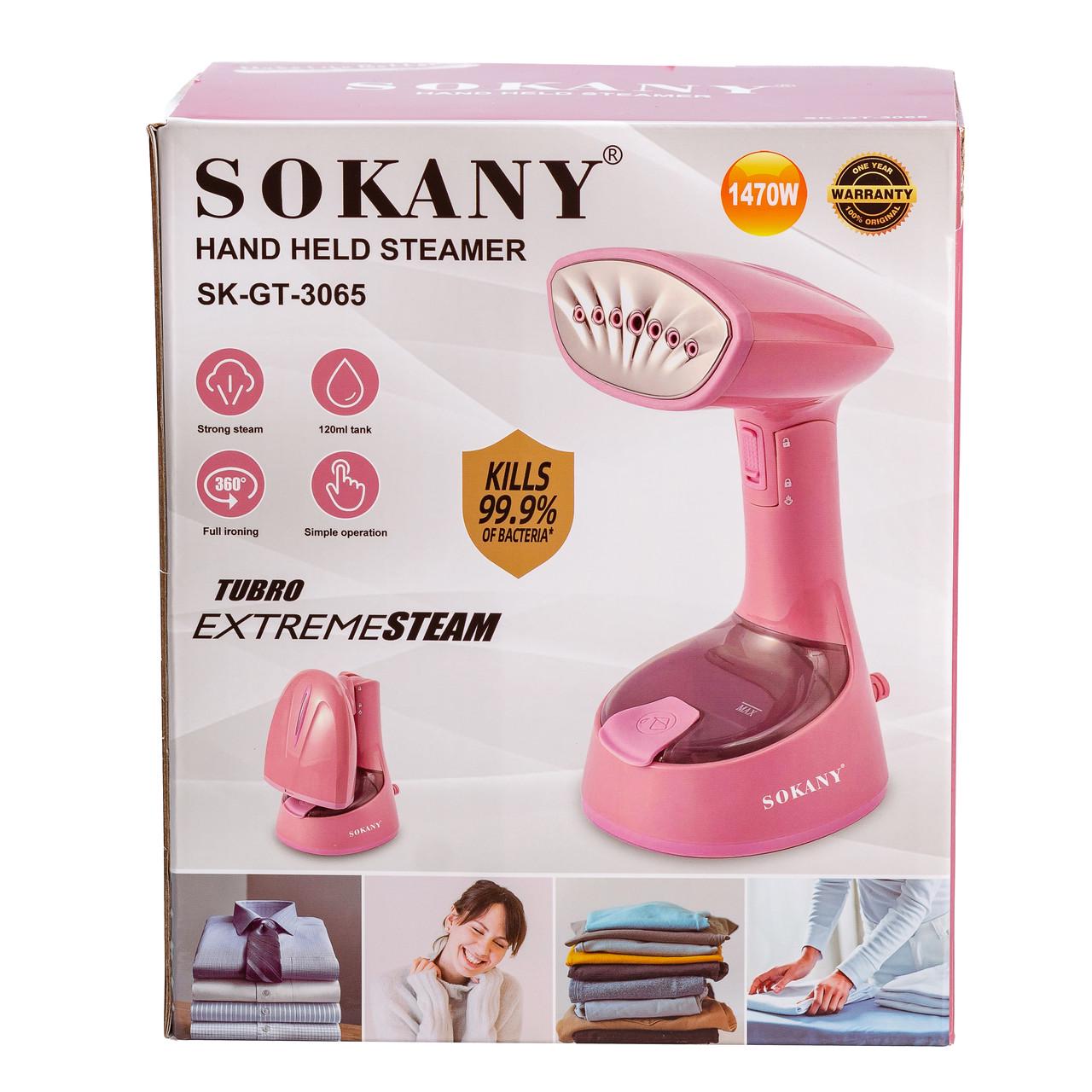 Отпариватель ручной Sokany SKGT3065 Розовый (4088) - фото 11 Отпариватель ручной Sokany SKGT3065 Розовый (4088) - фото 11