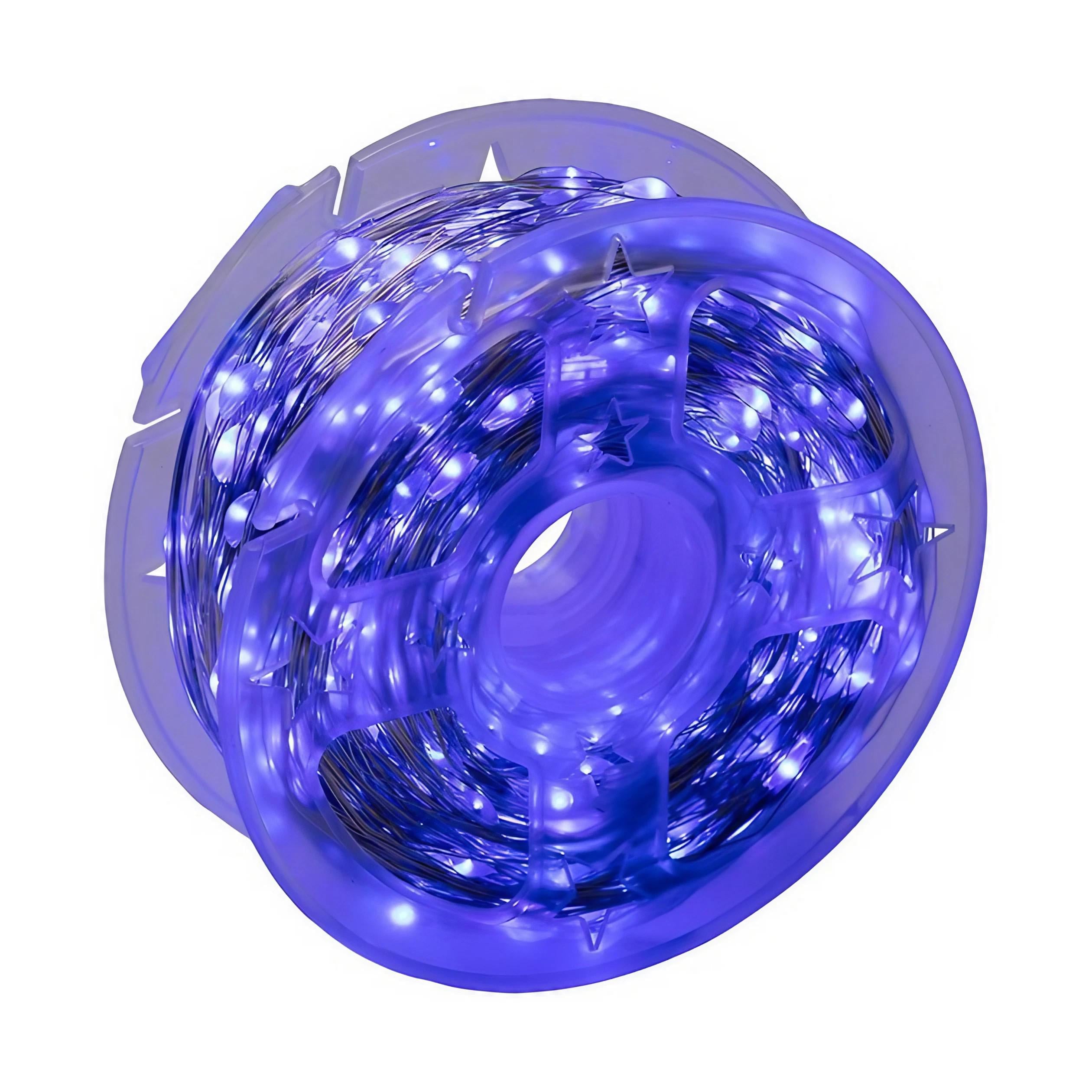 Гирлянда роса 2000 LED с пультом ДУ 100 м Синий (DT TOP-201)