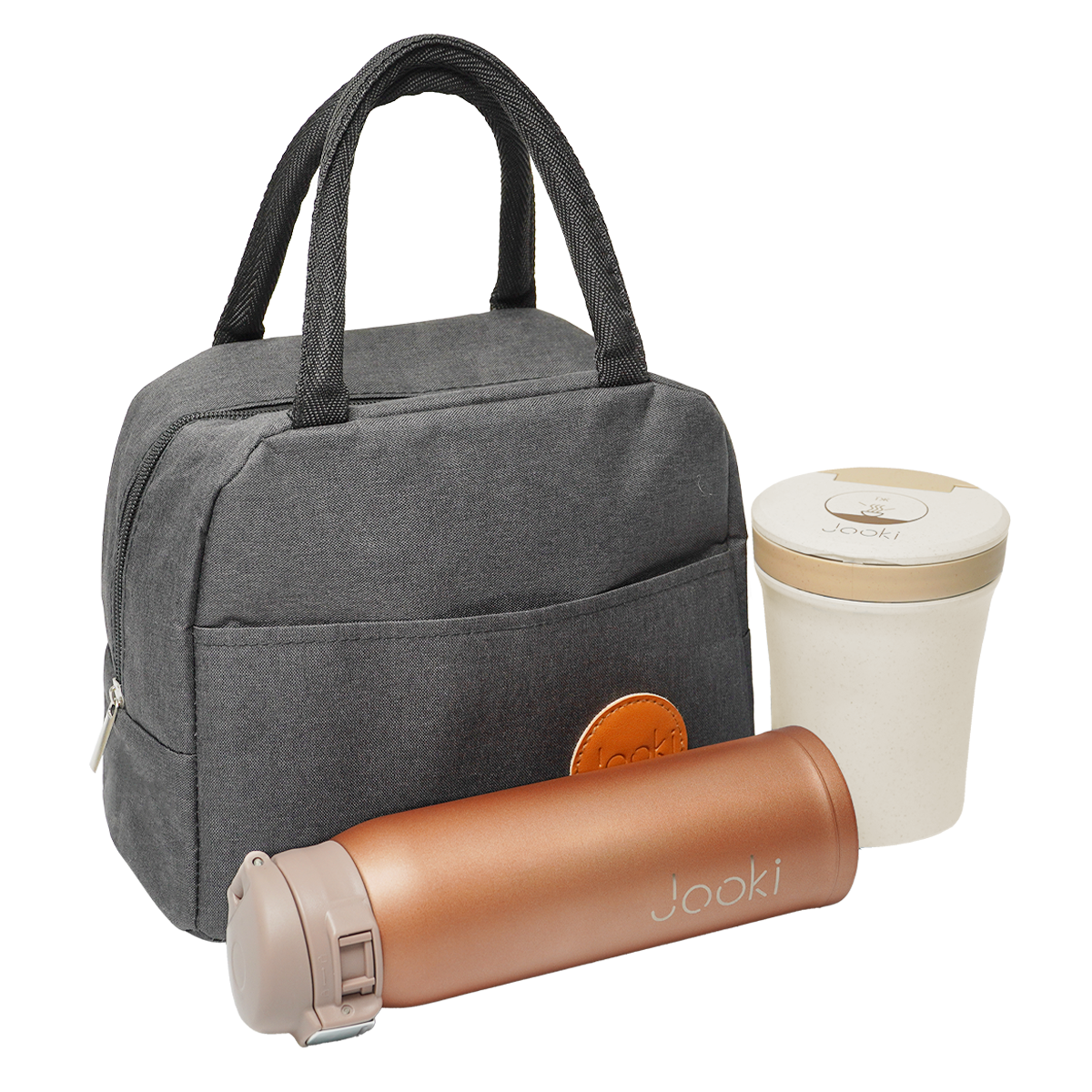 Ланч набір Jooki Brivilas Peach з ЕКО матеріалу (35703193)