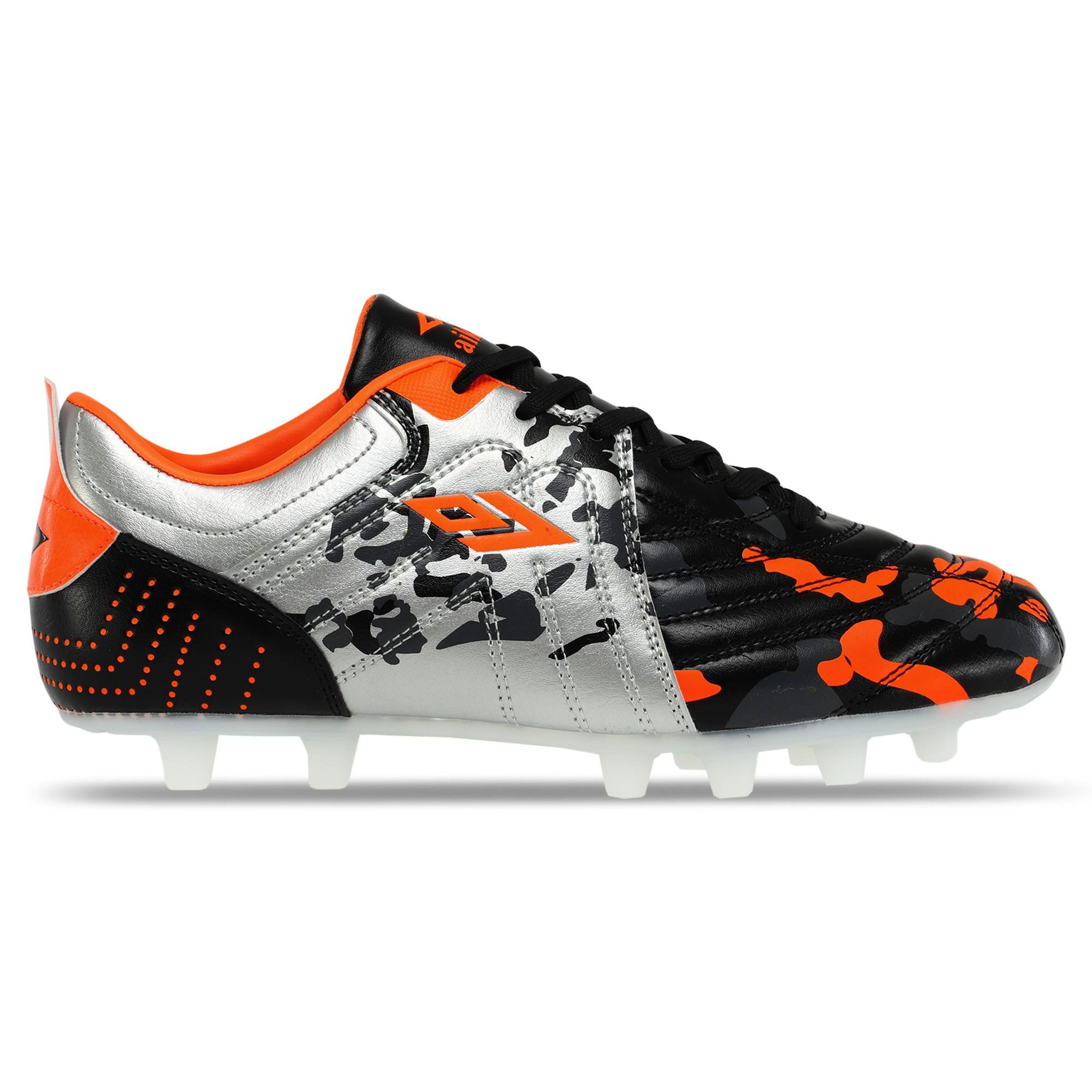 Бутси футбольні Aikesa JY-01-39-42 р. 41 Срібний/Чорний/Помаранчевий