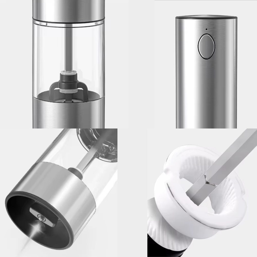 Набір млинів для перцю та солі акумуляторні електричні автоматичні - фото 2