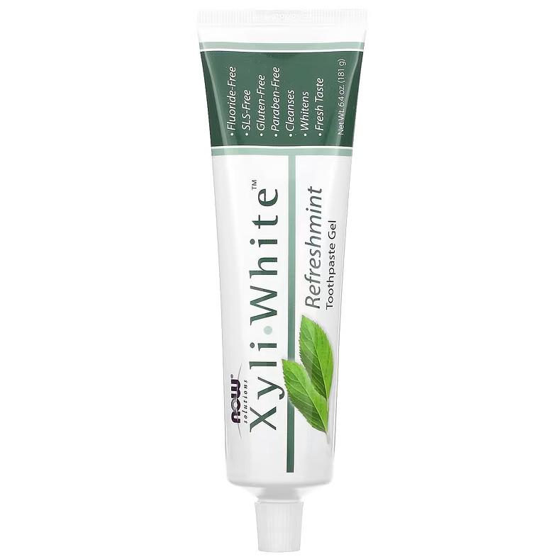 Зубная паста Now Foods Solutions XyliWhite Toothpaste Gel Platinum Mint 181 г