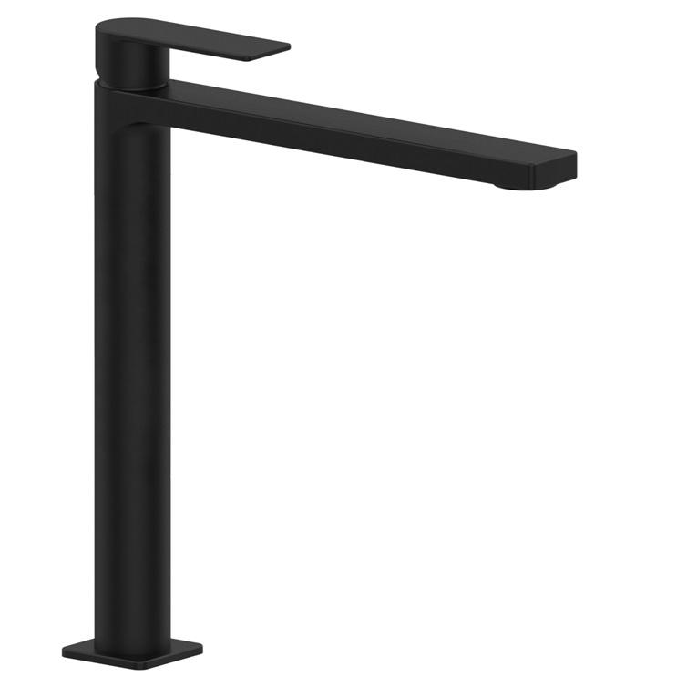 Смеситель для умывальника Paffoni Tango TA081NO высокий однорычажный Черный (166162)