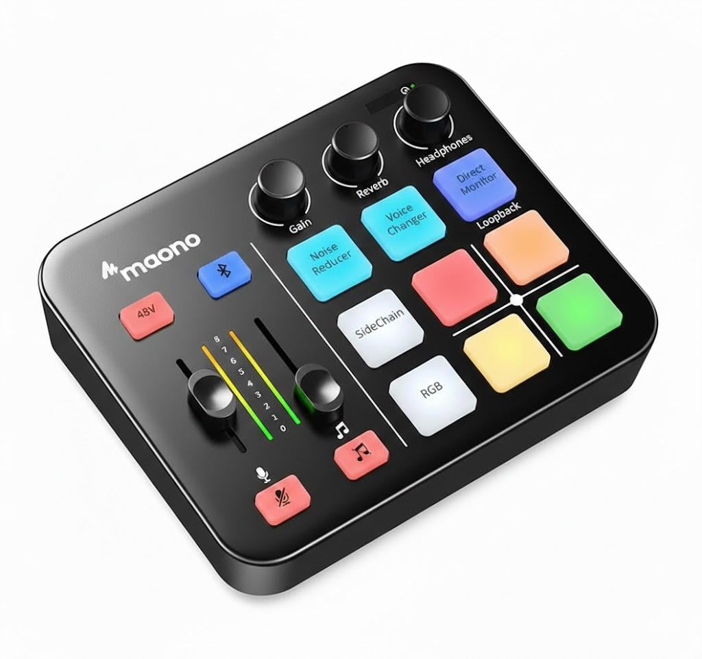 Аудіоінтерфейс-мікшер MAONO G1 NEO для стрімінгу та подкастів (32146422)