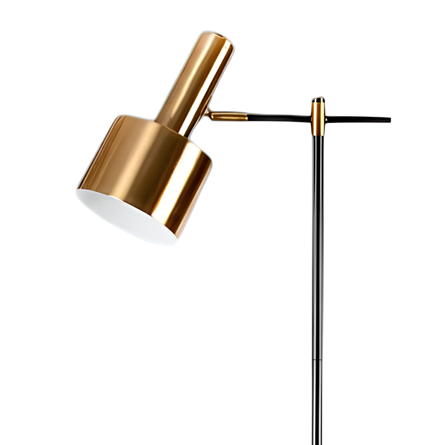 Торшер Svet з поворотним плафоном з металу під лампу Е27 Чорний/Золотий (SWT-3055 BK+GD) - фото 7 Торшер Svet з поворотним плафоном з металу під лампу Е27 Чорний/Золотий (SWT-3055 BK+GD) - фото 7
