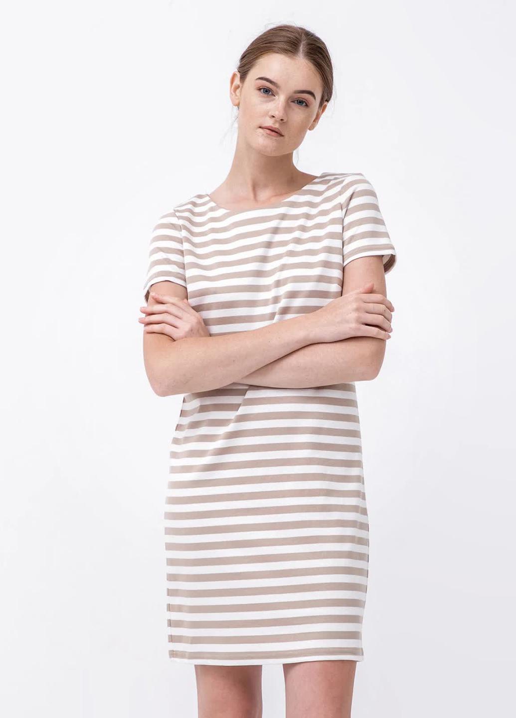 Платье Vila S Бежевый (14032604b51)