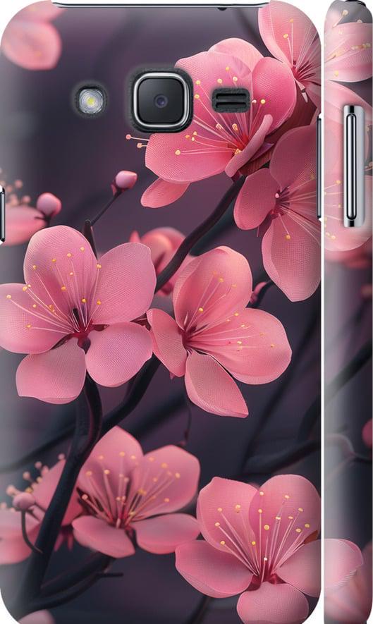 Чехол на Samsung Galaxy J2 J200H Пурпурная сакура (6075c-190-42517)