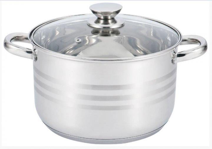 Каструля UNIQUE Мatrix UN-5004 2,5 л нержавіюча сталь з кришкою 12419 (IR003949)