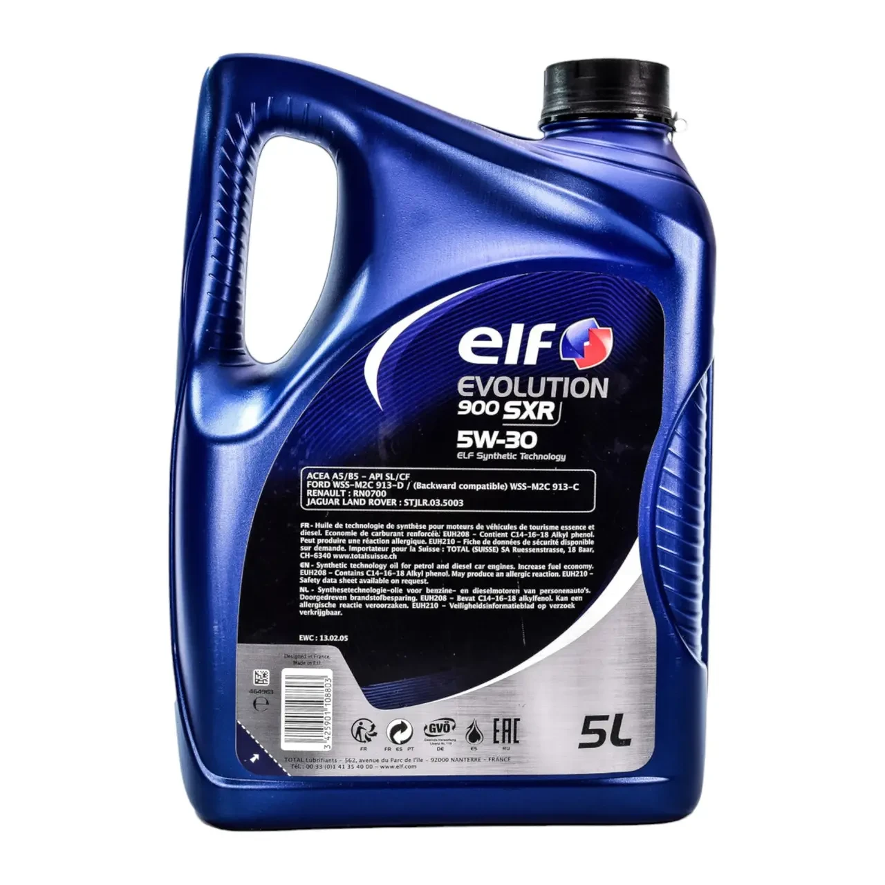 Моторная смазка Elf 5w30 Evolution 900 SXR 5 л (2489244658) - фото 2 Моторная смазка Elf 5w30 Evolution 900 SXR 5 л (2489244658) - фото 2