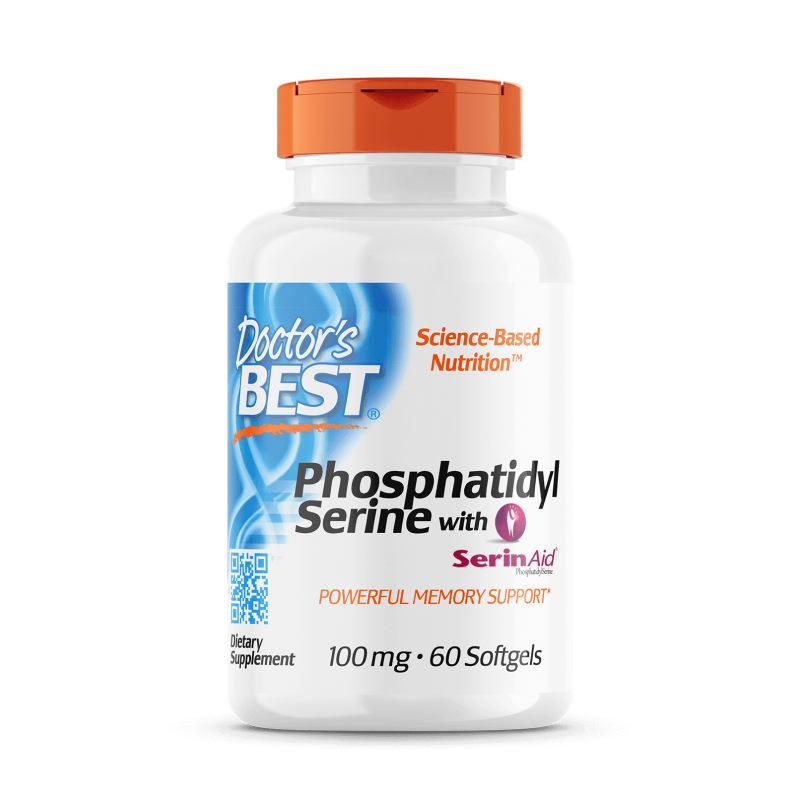 Натуральная добавка Doctor's Best Phosphatidylserine with SerinAid 100 мг 120 вегакапс. (7092)