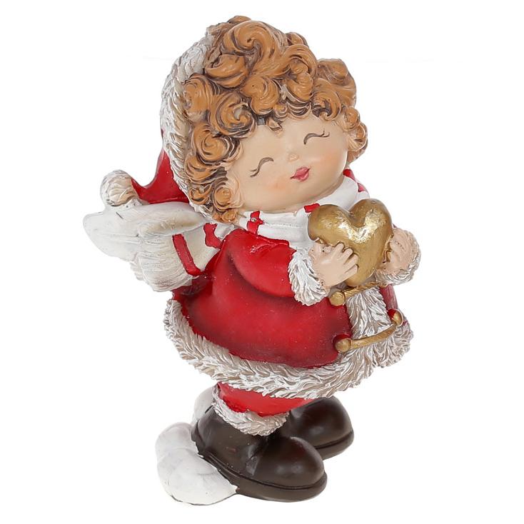 Декоративная новогодняя фигурка Ангел с сердцем BonaDi (845-250)
