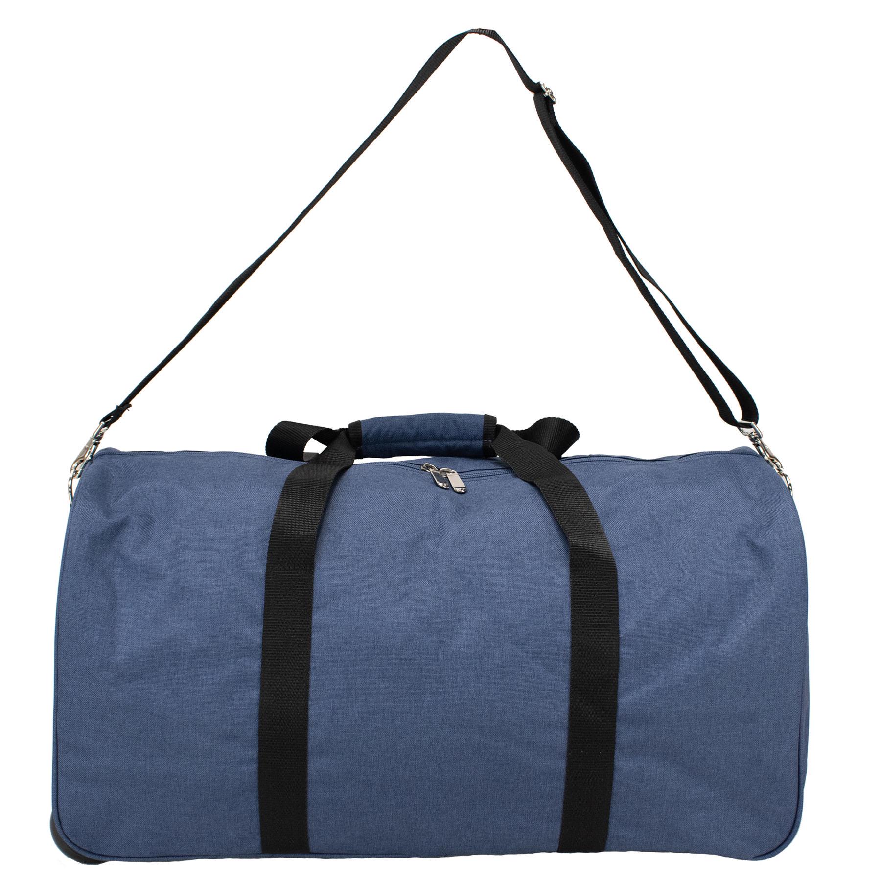 Сумка дорожная на колесах SEMI LINE 52 л Синий (T5537-2) - фото 3 Сумка дорожная на колесах SEMI LINE 52 л Синий (T5537-2) - фото 3