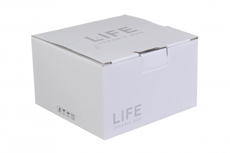 Чашка керамическая Love с блюдцем 170 мл Голубой (100009) - фото 3 Чашка керамическая Love с блюдцем 170 мл Голубой (100009) - фото 3