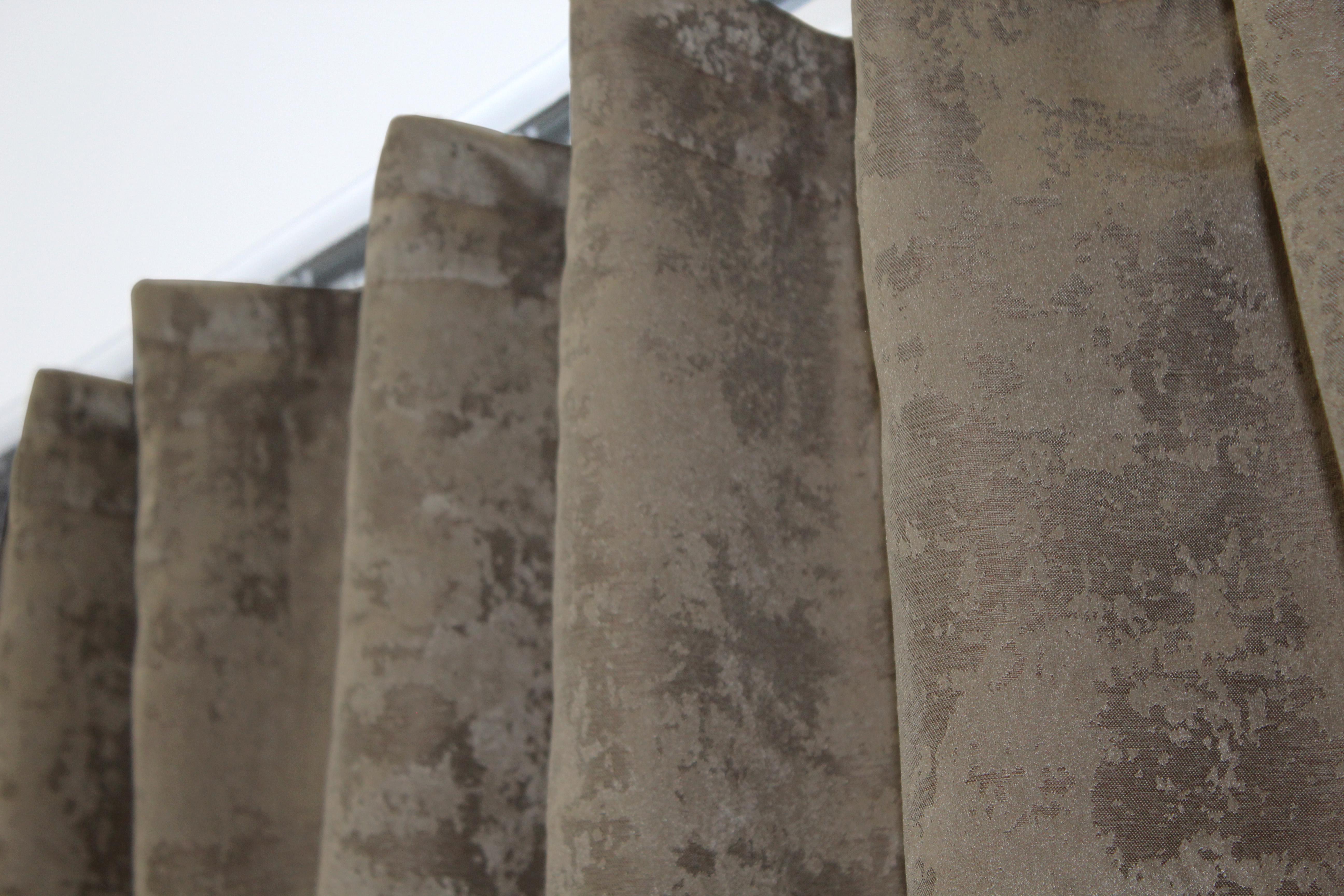 Штори кухонні VR-Textil № 073к з ламбрекеном і підхватами 270х170 см Оливковий/Світло-коричневий (52-0389) - фото 5