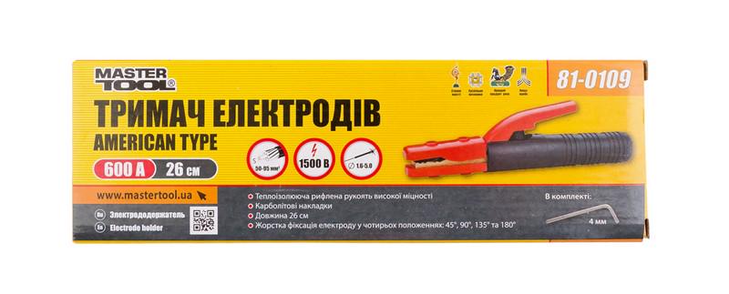 Тримач електродів Mastertool American type 600 А (27406) - фото 2