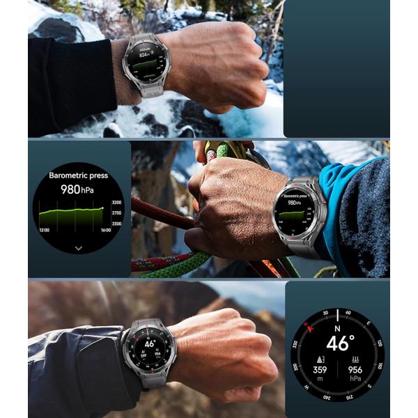 Смарт-годинник Oukitel BT12 Rugged Amoled-дисплей 1,43" GPS Bluetooth 5.2 акумулятор 480 мАч Сірий (623939) - фото 5 Смарт-годинник Oukitel BT12 Rugged Amoled-дисплей 1,43" GPS Bluetooth 5.2 акумулятор 480 мАч Сірий (623939) - фото 5