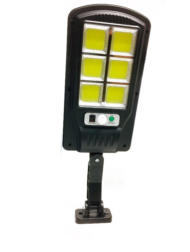 Фонарь уличный на солнечных батареях Solar Light 6 COB IP65 24х12,7х2,6 см водонепроницаемый с пультом и датчиком движения (opt-20875) Фонарь уличный на солнечных батареях Solar Light 6 COB IP65 24х12,7х2,6 см водонепроницаемый с пультом и датчиком движения (opt-20875)