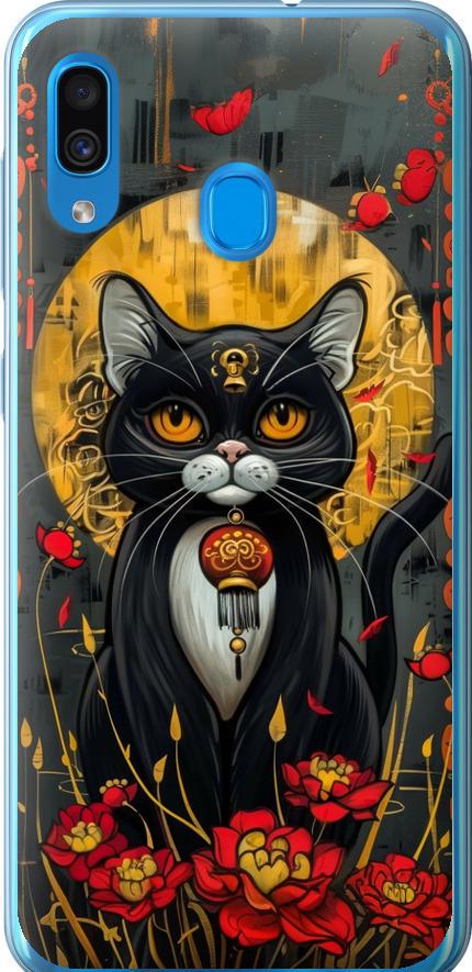 Чехол на Samsung Galaxy A30 2019 A305F China Cat (6134u-1670-42517) Чехол на Samsung Galaxy A30 2019 A305F China Cat (6134u-1670-42517)