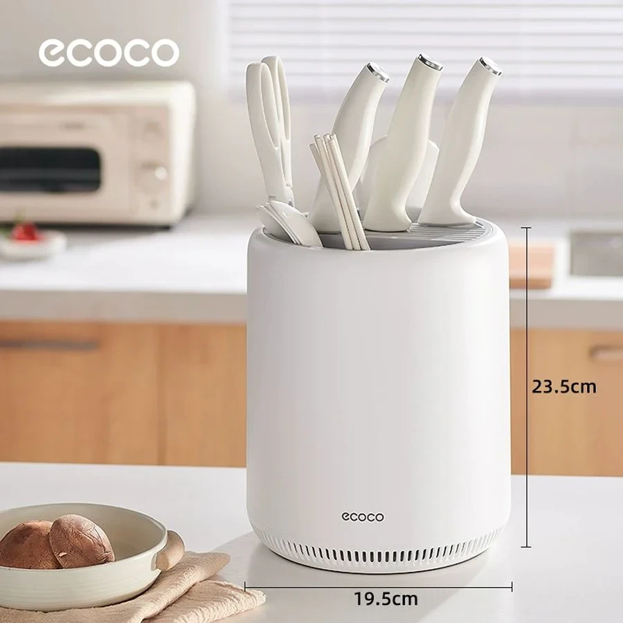 Органайзер для ножів ECOCO 360° Білий (25763787) - фото 3 Органайзер для ножів ECOCO 360° Білий (25763787) - фото 3