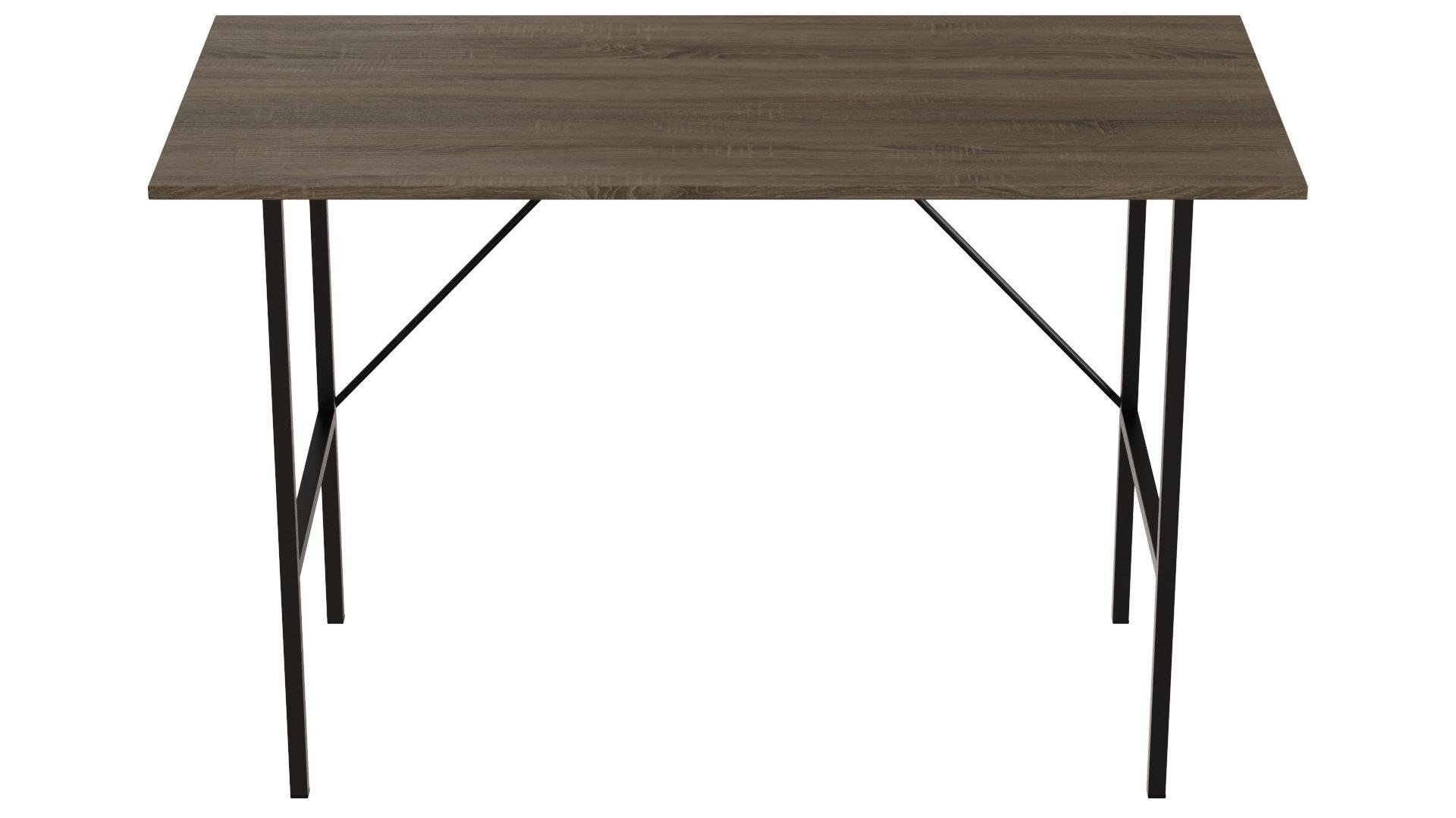 Письменный стол компьютерный Ferrum-decor Line Тайм 16 мм 750x1000x600 мм металл Черный/ДСП Дуб Сонома Трюфель (TIME112) Письменный стол компьютерный Ferrum-decor Line Тайм 16 мм 750x1000x600 мм металл Черный/ДСП Дуб Сонома Трюфель (TIME112)