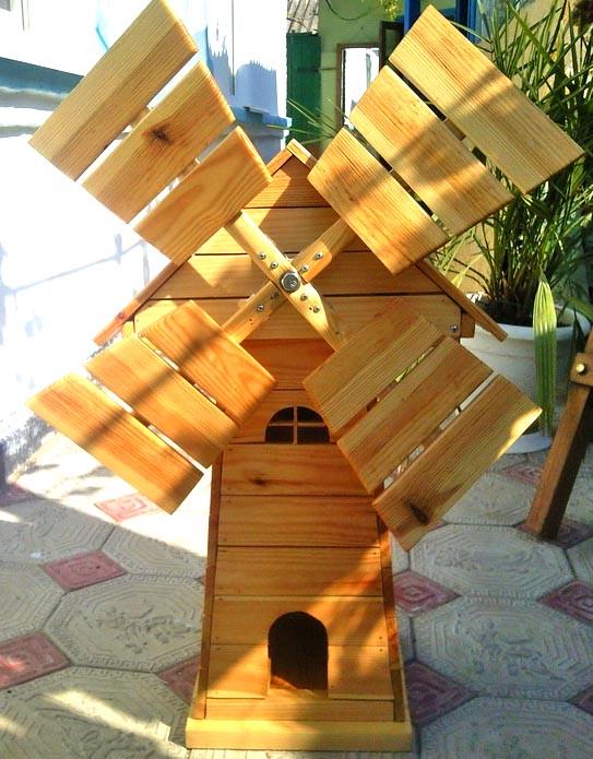 Млин декоративний із дерева Бленіме Ваніль (МЕС-003502)