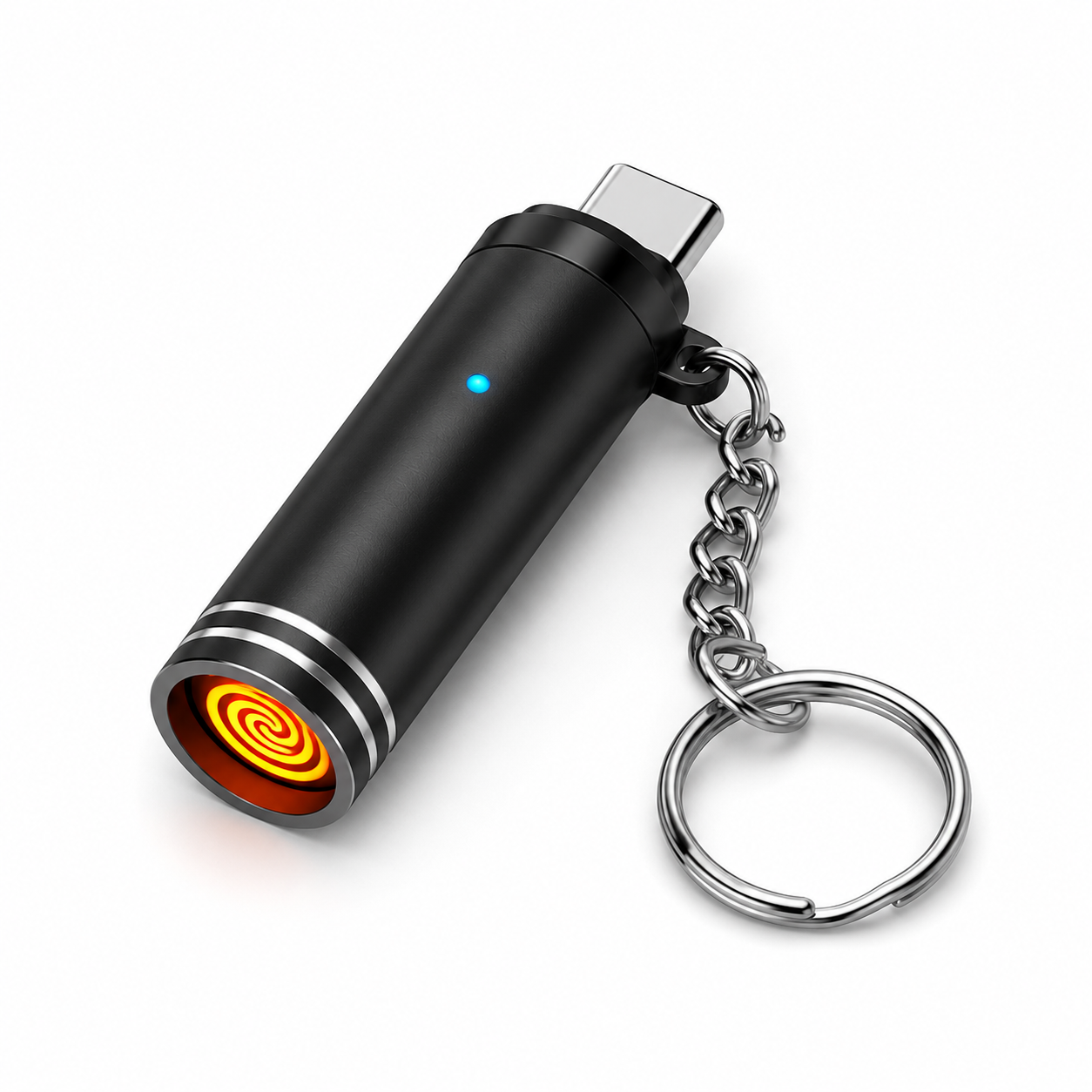 Зажигалка с ветрозащитой портативный USB Type-C (3038115988)