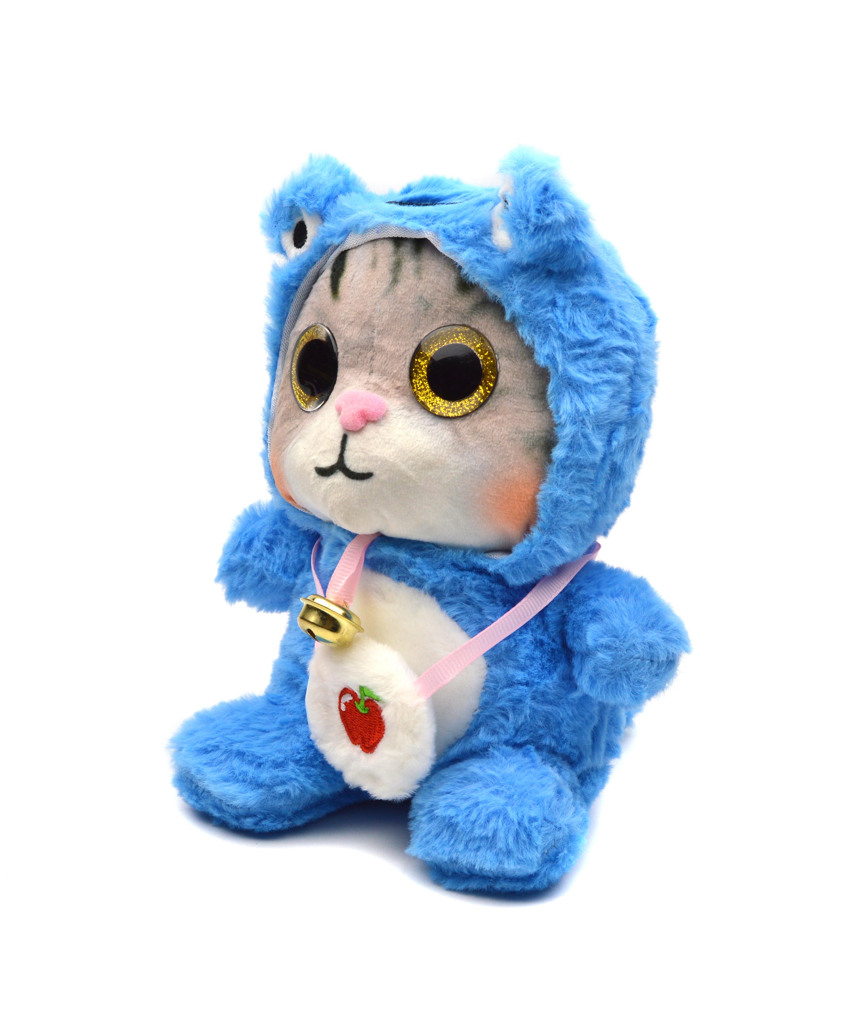 М'яка іграшка Shantou Котик 38268 з дзвіночком та сумочкою 21 см (38268 B) - фото 2