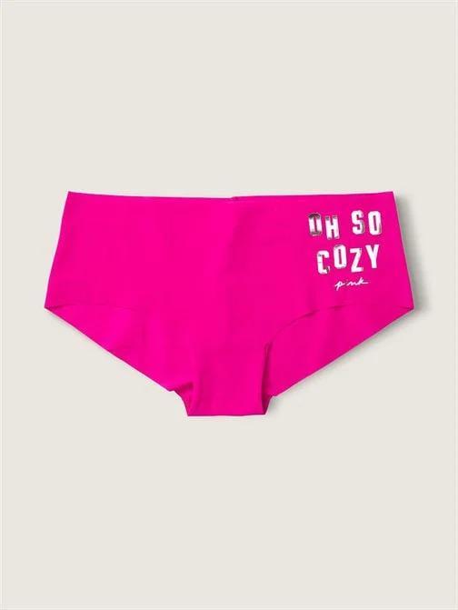 Трусики хипстеры Victoria's Secret No-Show Hiphugger Panty Pink M Розовый (26383704)