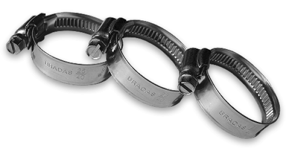Хомут кислотостойкий Bradas BSW4 40-60 мм 10 шт.