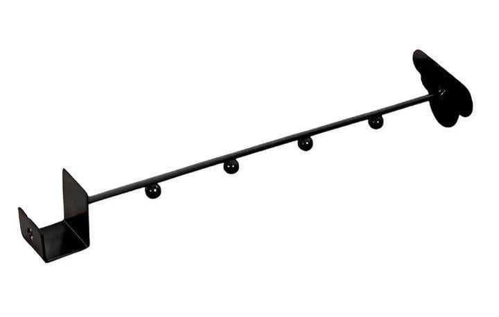 Вешалка-органайзер 4крючки TD01336-4 27х6х13,6 см Черный