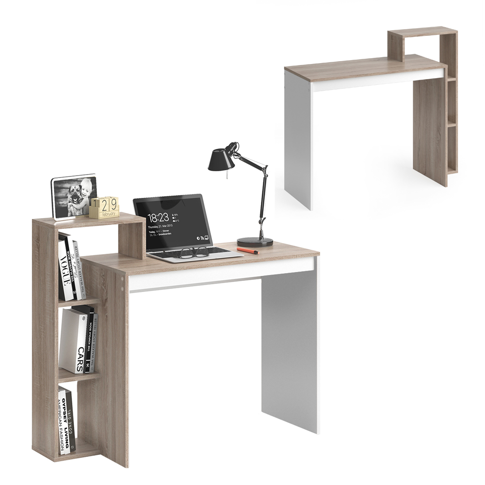 Cтол для ноутбука Vicco Leo 110x91 Белый/Сонома - фото 4 Cтол для ноутбука Vicco Leo 110x91 Белый/Сонома - фото 4